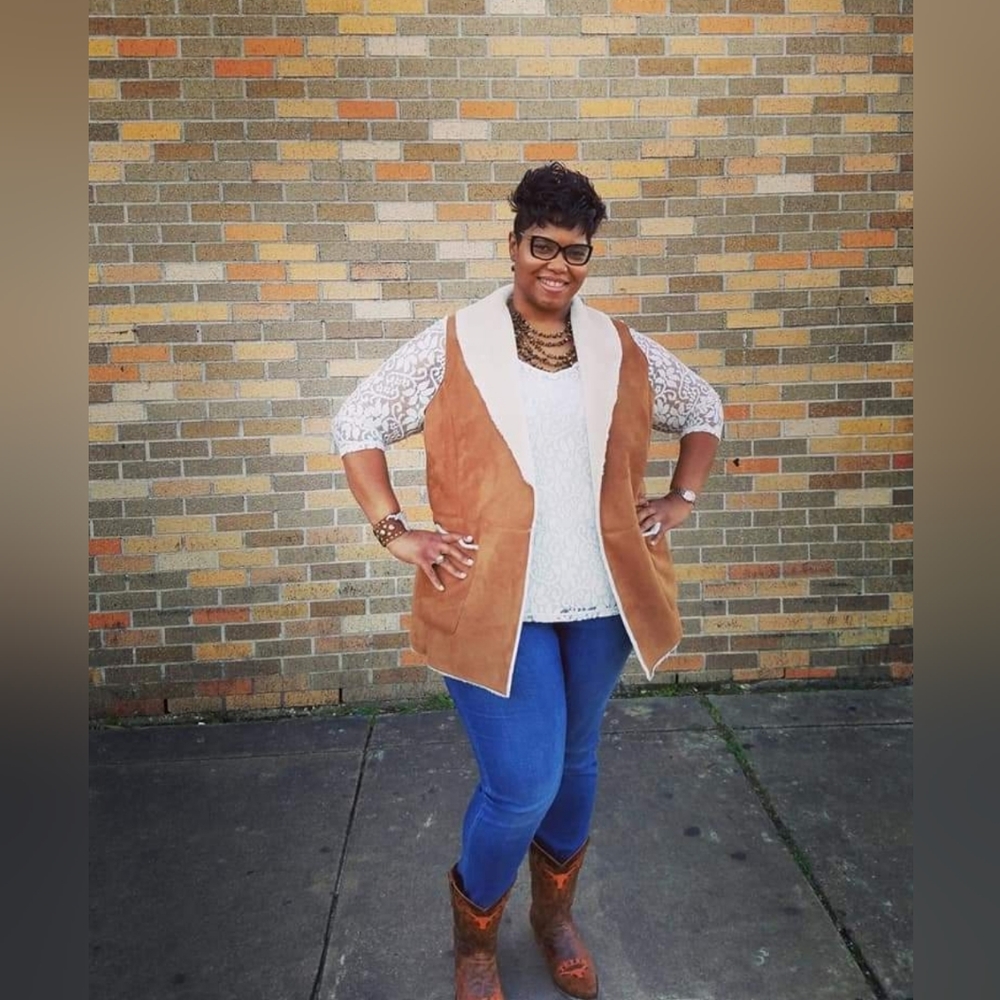 Faux Suede Vest